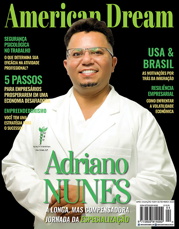 Revista American Dream Edição 4 Capa em Português.